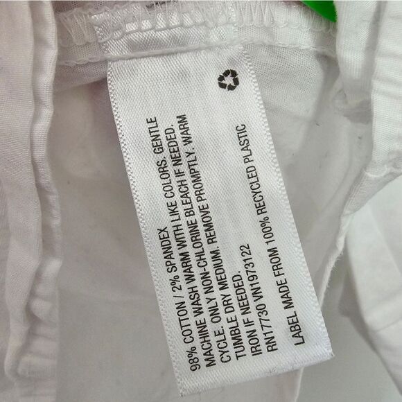 Women's A New Day White Collared Button Down Shirt Size Small - Picture 3 of 5